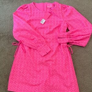 Lilly Pulitzer Aisha Romper- Pink Isle Eylet